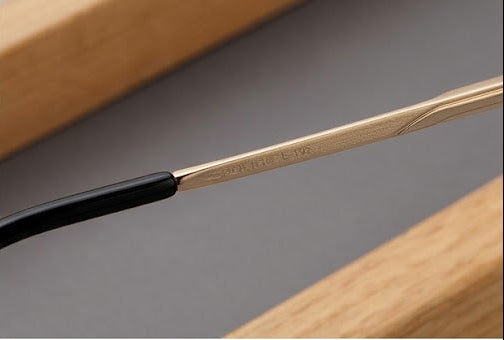 Police L-195 Premium Gold Black Eyewear Frame