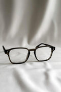 Slate Series — Charcoal Square Acetate Frames
