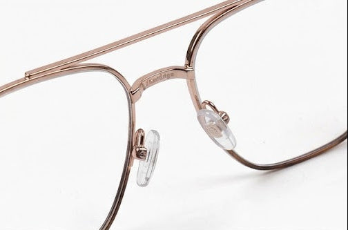 Luxe Rose Gold Classic Rectangular Optical Frame