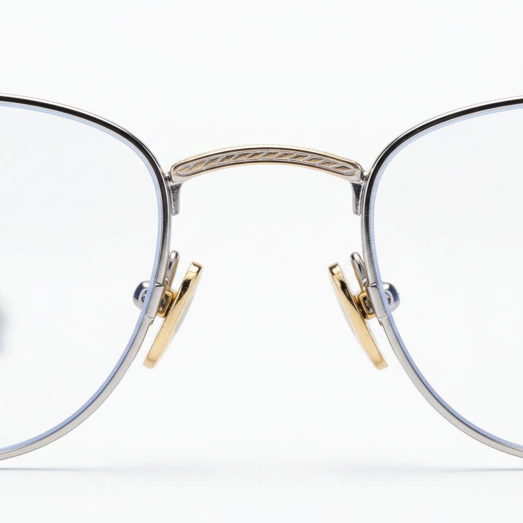VisionPro Classic Blue Cut Glasses - Close-up Detail