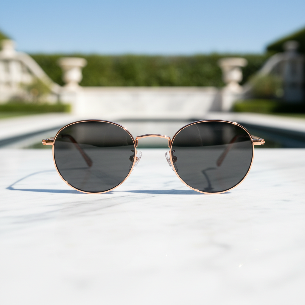 LensKraft Luna Rose - Dark Lenses Outdoors (AFTER)