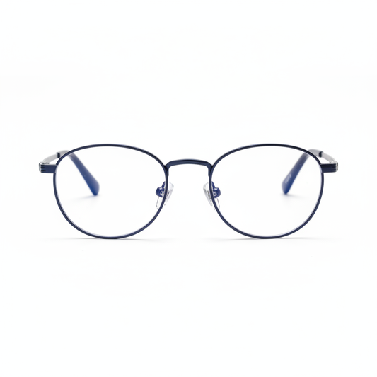 AeroShield Round Blue Light Glasses - Front View