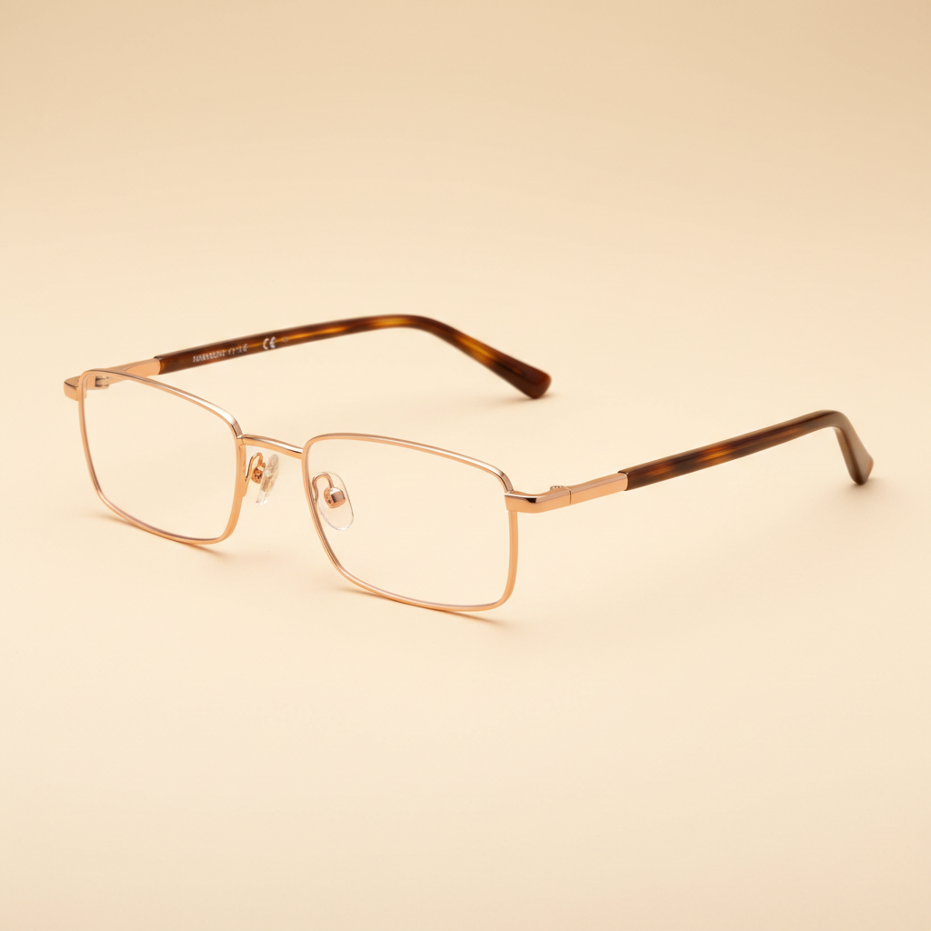 Sofia Slim Rectangle Optical Frame - Side View