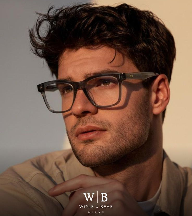 Wolf & Bear WB1305 Modern Square Frames - Black variant